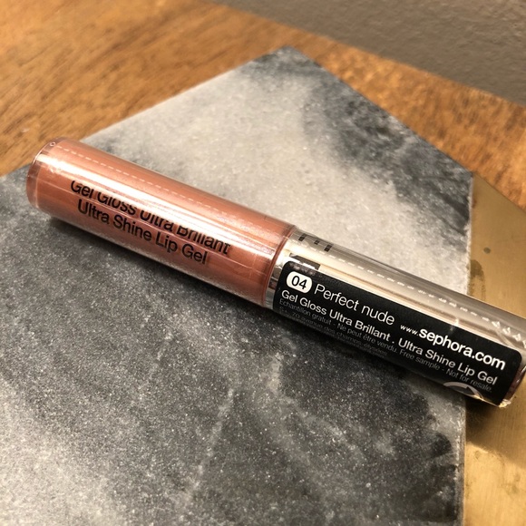 Sephora Mini Ultra Shine Lip Gel Perfect Nude 👄 - Picture 1 of 4